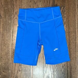 Brooks Blue Running Shorts